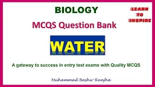 Water (Properties of Water)#biologicalmoleculesmcqs |#mdcat2023| #etea2023|#nums2023#pgc#biologymcqs