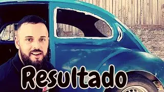 PINTEI MEU FUSCA DE ROLINHO - tinta pu realmente funciona?