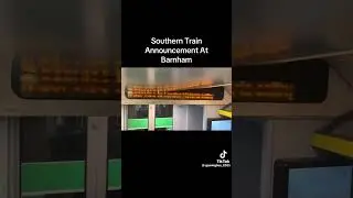 Southern Announcement onboard a class 377 train