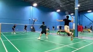 EDGE Badminton - Sept 27, 2025(Mike/Matthew VS. Wynden/Colin)