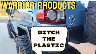 Установка защитных накладок на задние углы FJ Cruiser | Замена оригинальных пластиковых деталей о...