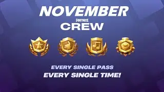 FORTNITE CREW PASS NOVEMBER 2025 | 1089 SKINS