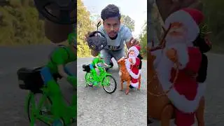 Радиоуправляемый Санта-Клаус на санях и олени. Удивительные подарки 🎁 Распаковка 😱