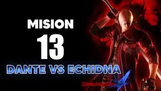 DEVIL MAY CRY 4 - MISION 13 BOS FIGHT ECHIDNA GAMEPLAY