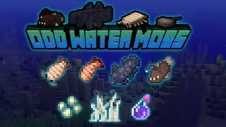 ODD WATER MOBS - ГЛУБОКОВОДНЫЙ БИОМ С НЕОБЫЧНЫМ ОБИТАТЕЛЯМИ! ОБЗОР МОДА НА МАЙНКРАФТ
