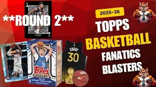 Fanatics Exclusive 2025-26 TOPPS NBA Value Blasters Round 2! Hunting Autos, Memorabilia & Parallels!