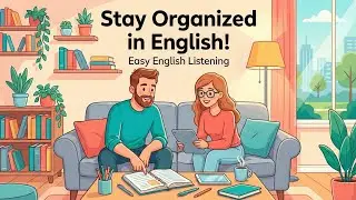 Let&rsquo;s Talk About Staying Organized | English Listening | Learn English Naturally