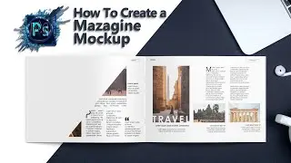How to Make Landscape Magazine Mockup | Photoshop Mockup Tutorial