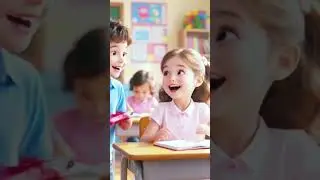 Cute Cartoon Love Story 💖 | Girl & Boy Friendship to Love | AI Animation