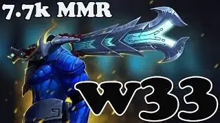 Dota 2 - w33 plays Sven top 1 EU mmr - Ranked Match