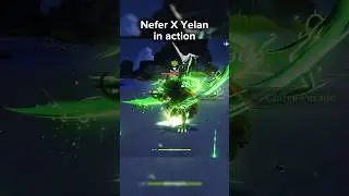 NEFER IN COMBAT 6.1 LEAKS #genshinimpact #genshin #shorts
