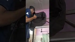 AC Service With Zet Pump || #Split AC Service #Window AC Service #ytshorts #youtubeshorts