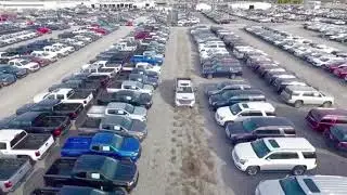 Laura Buick GMC Car and Truck Dealership Lot Flyover