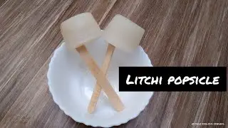 Lychee popsicle |popsicle recipe |#shorts
