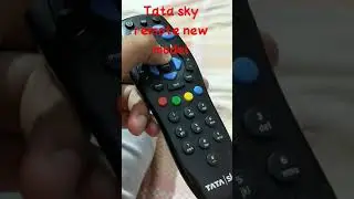 tata sky remote new model with universal tv setting