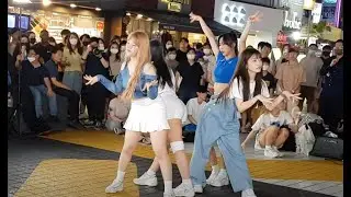 20220702 hongdae busking 홍대 미녀댄스팀 #레이디비(Lady B) 버스킹 16 - BLACKPINK 블랙핑크 - ‘Pretty Savage’