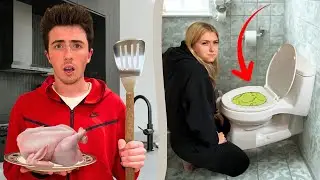 Big Mistake Cooking With My Girlfriend *Eating Raw Food*