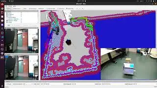 Pioneer 3DX and RGB-D camera - Autonomous navigation, object detection, dynamic obstacle detection