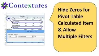 Hide Zeros for Pivot Table Calculated Item