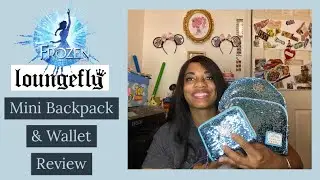 Frozen sequins Loungefly Mini Backpack & Wallet Review | Yay Or Nay?