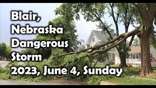 Blair, Nebraska Storm Aftermath, June 4, 2023