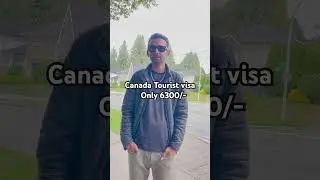 Canada 🇨🇦 Tourist Visa Only 6300/- #canada #tourist #visa #couple #shorts