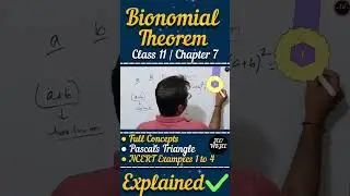 Bionomial Theorem Concepts in Minutes #bionomialtheorem #maths #class11maths