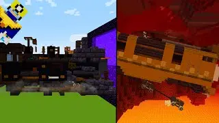 FLYING TRAINS And MORE USING THE CREATE MOD!
