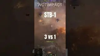 STB1 takes out 3 full HP Tanks! - World of Tanks #wot
