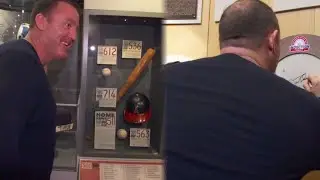 Thome gets exclusive tour of Hall of Fame