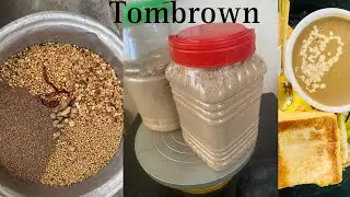 HOW TO MAKE TOMBROWN FLOUR FROM SCRATCH. The most nutritious multi grain flour for porridge.