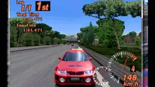 Gran Turismo 2 Pizza Hut Demo - My exploration of it (& recording test video)