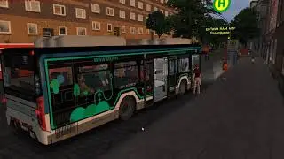 Omsi 2. Hamburg Tag und Nacht . Маршрут № 109.