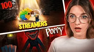 100 Streamers Atrapados en la F&aacute;brica de Poppy Playtime (Minecraft) | BackroomTime