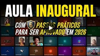 Como Passar com 6 Passos Simples? AULA INAUGURAL - FORÇA TAREFA