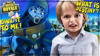 TROLLING ANGRY KID WITH *NEW* DESTINY SKINS IN FORTNITE! (Fortnite Destiny 2 Trolling)
