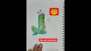 cute frog drawing #frog #short #trending #viral #art