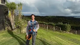 Zip Lining through Zew Zeland