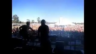 Stafford Brothers, Timmy Trumpet, Truzy Triangle & MC Masai - Future Music Festival 2012 - Backstage