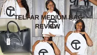 Telfar Medium Black Bag Review (Birthday Gift)