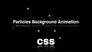 CSS Glowing Dots Animation Effect || Particles Background Animation effect  #youtube#youtubevideos