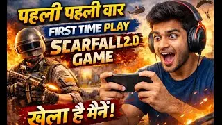 ScarFall 2.0 Gameplay First Time 😍 | Indian Battle Royale Game 