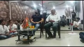 Aditya Om motivational speech to film students