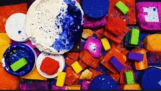 Deep dark buttery soft vibrant colors Gymchalk crush oddly satisfying|dye AsMr|
