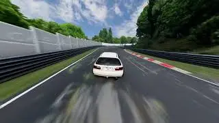 Honda Civic braves the Nordschleife - BeamNG