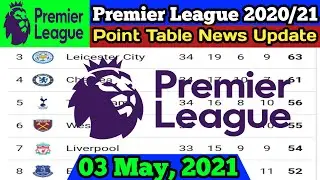 EPL 2020/21 Point Table Update 03 May 2021 | Premier League 2020/21 Point Table Standing | EPL Table