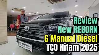 Fitur Lengkap Pada New Innova REBORN G Manual Diesel TCO Warna Hitam 2025 |Toyota Medan 085362072000