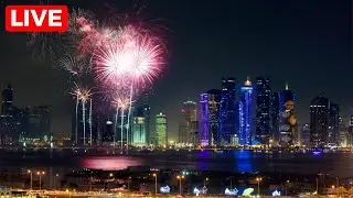 LIVE: Doha, Qatar New Year's Fireworks Show | New Year 2026