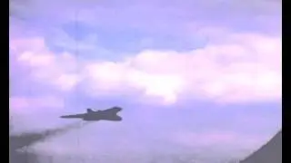 Super 8mm Footage captures Vulcan Bomber and Lancaster aerobatics