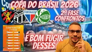 COPA DO BRASIL : SORTEIO DOS CONFRONTOS DA SEGUNDA FASE ! SPORT, CEAR&Aacute;,FORTALEZA...